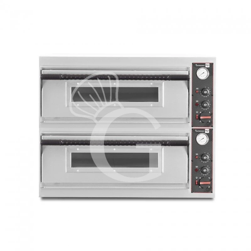Forno Elettrico Per 6+6 Pizze Diametro 350 Mm 2 Camere Controllo Meccanico 18 Kw 4 Forno Elettrico Per 6+6 Pizze Diametro 350 Mm 2 Camere Controllo Meccanico 18 Kw - immagine 2