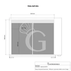 Forno Elettrico Porta Vetro 2 Teglie 600x400 O 4 Pizze Diametro 400 Mm 1 Camera Controllo Meccanico -Vendite GATRODOMUS forno elettrico per 2 teglie 60x40 o 4 pizze o 33 con porta in vetro 11