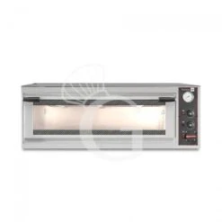 Forno Elettrico Porta Vetro 2 Teglie 600x400 O 4 Pizze Diametro 400 Mm 1 Camera Controllo Meccanico