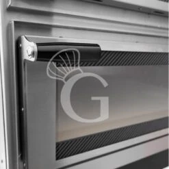 Forno Elettrico Porta Vetro 2 Teglie 600x400 O 4 Pizze Diametro 400 Mm 1 Camera Controllo Meccanico -Vendite GATRODOMUS forno elettrico per 2 teglie 60x40 o 4 pizze o 33 con porta in vetro 6
