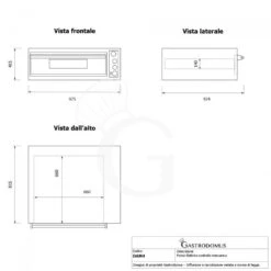 Forno Elettrico Per 4 Pizze Diametro 320 Mm 1 Camera Controllo Meccanico 4,7 Kw 23 Forno Elettrico Per 4 Pizze Diametro 320 Mm 1 Camera Controllo Meccanico 4,7 Kw -Vendite GATRODOMUS forno elettrico per 4 pizze diametro 320 mm 1 camera controllo meccanico 47 kw 10
