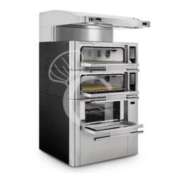 Forno Elettrico Ventilato Digitale,4+4 Pizze Ø 35, Resistenze Interne, Cella Di Lievit. Cappa A Condensazione -Vendite GATRODOMUS forno elettrico per 4 pizze diametro 350 mm 1 camera controllo digitale 83 kw 2