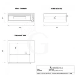 Forno Elettrico 4 Pizze Diametro 350 Mm 1 Camera Controllo Meccanico 6 Kw 23 Forno Elettrico 4 Pizze Diametro 350 Mm 1 Camera Controllo Meccanico 6 Kw -Vendite GATRODOMUS forno elettrico per 4 pizze o 36 controllo meccanico basic xl 4 10