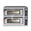 Forno Elettrico Per 4+4 Pizze Diametro 330 Mm 2 Camere Controllo Meccanico 9 Kw -Vendite GATRODOMUS forno elettrico per 44 pizze diametro 330 mm 2 camere controllo meccanico 9 kw