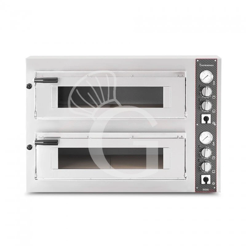 Forno Elettrico Per 4+4 Pizze Diametro 350 Mm 2 Camere Controllo Meccanico 11,5 Kw 4 Forno Elettrico Per 4+4 Pizze Diametro 350 Mm 2 Camere Controllo Meccanico 11,5 Kw - immagine 2