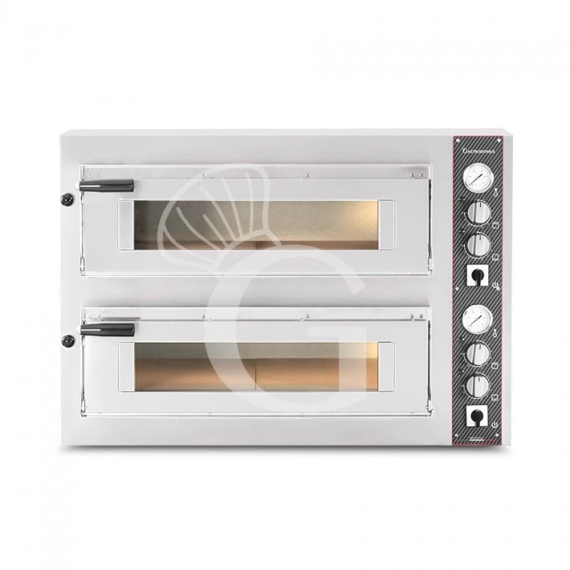Forno Elettrico Per 4+4 Pizze Diametro 350 Mm 2 Camere Controllo Meccanico 11,5 Kw 3 Forno Elettrico Per 4+4 Pizze Diametro 350 Mm 2 Camere Controllo Meccanico 11,5 Kw