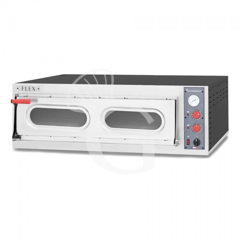 Forno Elettrico Per Pizza 5 Teglie 600x400 O 9 Pizze Diametro 350 Mm 1 Camera Controllo Meccanico 4 Forno Elettrico Per Pizza 5 Teglie 600x400 O 9 Pizze Diametro 350 Mm 1 Camera Controllo Meccanico - immagine 2