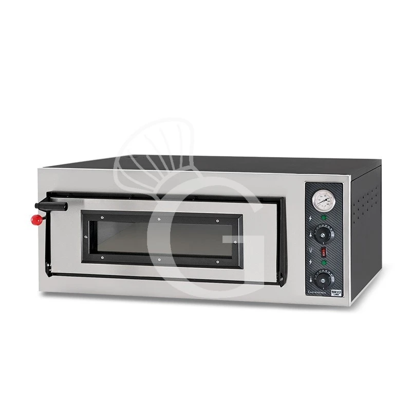 Forno Elettrico Per 6 Pizze Diametro 330 Mm 1 Camera Controllo Meccanico 6,9 Kw 5 Forno Elettrico Per 6 Pizze Diametro 330 Mm 1 Camera Controllo Meccanico 6,9 Kw - immagine 3