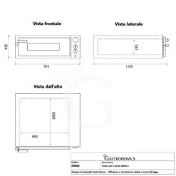 Forno Elettrico Per 6 Pizze Diametro 330 Mm 1 Camera Controllo Meccanico 6,9 Kw 12 Forno Elettrico Per 6 Pizze Diametro 330 Mm 1 Camera Controllo Meccanico 6,9 Kw -Vendite GATRODOMUS forno elettrico per 6 pizze diametro 330 mm 1 camera controllo meccanico 69 kw 4