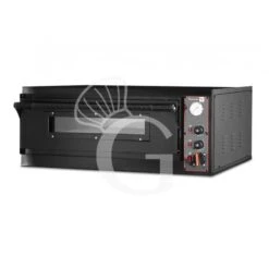 Forno Elettrico Per 6 Pizze Diametro 350 Mm 1 Camera Controllo Meccanico 9 Kw Con Design Nero -Vendite GATRODOMUS forno elettrico per 6 pizze diametro 350 mm 1 camera controllo meccanico 9 kw con design nero 1