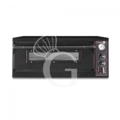 Forno Elettrico Per 6 Pizze Diametro 350 Mm 1 Camera Controllo Meccanico 9 Kw Con Design Nero -Vendite GATRODOMUS forno elettrico per 6 pizze diametro 350 mm 1 camera controllo meccanico 9 kw con design nero 2