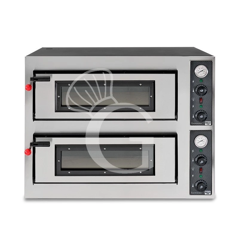 Forno Elettrico Per 6+6 Pizze Diametro 330 Mm 2 Camere Controllo Meccanico 13,8 Kw 4 Forno Elettrico Per 6+6 Pizze Diametro 330 Mm 2 Camere Controllo Meccanico 13,8 Kw - immagine 2
