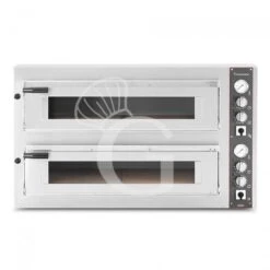Forno Elettrico Per 9+9 Pizze Diametro 350 Mm 2 Camere Controllo Meccanico 26,2 Kw -Vendite GATRODOMUS forno elettrico per 99 pizze diametro 350 mm 2 camere controllo meccanico 262 kw 1