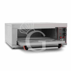 Fornetto Elettrico 1 Pizza Diametro 320 Mm 1 Camera Controllo Meccanico Temperatura 350°C Potenza 3,2 Kw -Vendite GATRODOMUS forno elettrico per pizze con timer 1 camera 32 kw 3