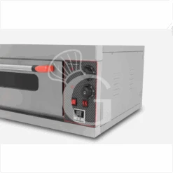 Fornetto Elettrico 1 Pizza Diametro 320 Mm 1 Camera Controllo Meccanico Temperatura 350°C Potenza 3,2 Kw -Vendite GATRODOMUS forno elettrico per pizze con timer 1 camera 32 kw 4