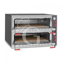 Forno Elettrico Porta Vetro 4 Teglie 600x400 O 12 Pizze Diametro 350 Mm 2 Camere Controllo Meccanico -Vendite GATRODOMUS forno elettrico porta vetro 4 teglie 600x400 o 12 pizze diametro 350 mm 2 camere controllo meccanico 3