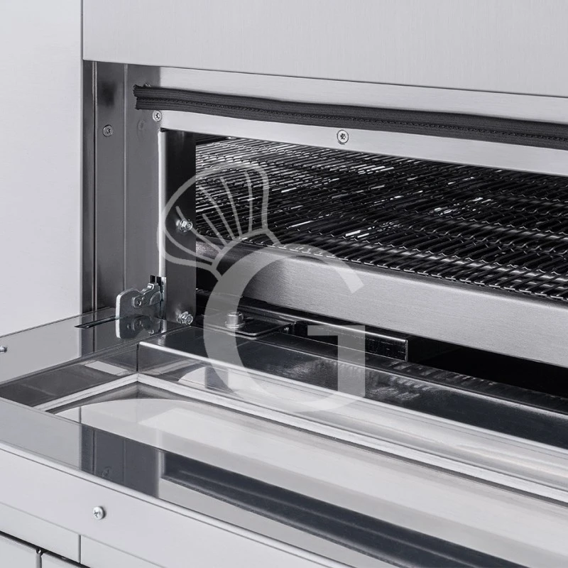 Forno Pizza Professionale A Tunnel Trifase, Comandi Touch, Nastro Trasportatore 400 Mm 8 Forno Pizza Professionale A Tunnel Trifase, Comandi Touch, Nastro Trasportatore 400 Mm - immagine 6