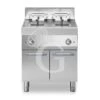 Friggitrice Industriale Elettrica Su Armadio Chiuso 2 Vasche 10 LT + 10 LT 15 Kw Trifase -Vendite GATRODOMUS friggitrice elettrica 2 vasche capacita lt 1010 armadio chiuso
