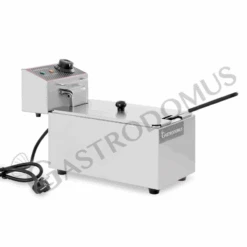 Friggitrice Elettrica Da Banco 1 Vasca 4 LT Potenza 1,8 KW Monofase -Vendite GATRODOMUS friggitrice elettrica da banco 1 vasca 4 lt 2000 w monofase 2