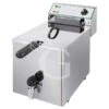 Friggitrice Elettrica Da Banco 1 Vasca Con Rubinetto 12 LT Potenza 6 KW Trifase -Vendite GATRODOMUS friggitrice elettrica da banco 1 vasca capacita 10 lt 6000 w rubinetto