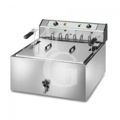 Friggitrice Elettrica Da Banco 1 Vasca 25 LT Potenza 9 KW Trifase