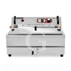 Friggitrice Elettrica Da Banco Con 1 Vasca Capacità 30 LT Con Controllo Temperatura, Potenza 4,8 KW, Monofase