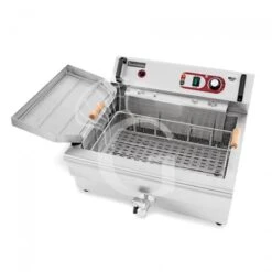 Friggitrice Elettrica Da Banco Con 1 Vasca Capacità 30 LT Con Controllo Temperatura, Potenza 4,8 KW, Monofase 16 Friggitrice Elettrica Da Banco Con 1 Vasca Capacità 30 LT Con Controllo Temperatura, Potenza 4,8 KW, Monofase -Vendite GATRODOMUS friggitrice elettrica da banco con 1 vasca capacita 30 lt con controllo temperatura 4800 w monofase 3