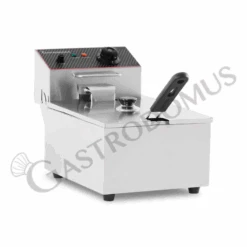 Friggitrice Elettrica Da Banco 1 Vasca 6 LT Potenza 2,5 KW Monofase -Vendite GATRODOMUS friggitrice elettrica da banco con 1 vasca capacita 6 lt 25 kw monofase 2