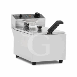 Friggitrice Elettrica Da Banco 1 Vasca 8 LT Potenza 2,8 KW Monofase -Vendite GATRODOMUS friggitrice elettrica da banco con 1 vasca capacita 8 lt 3100 w monofase 2