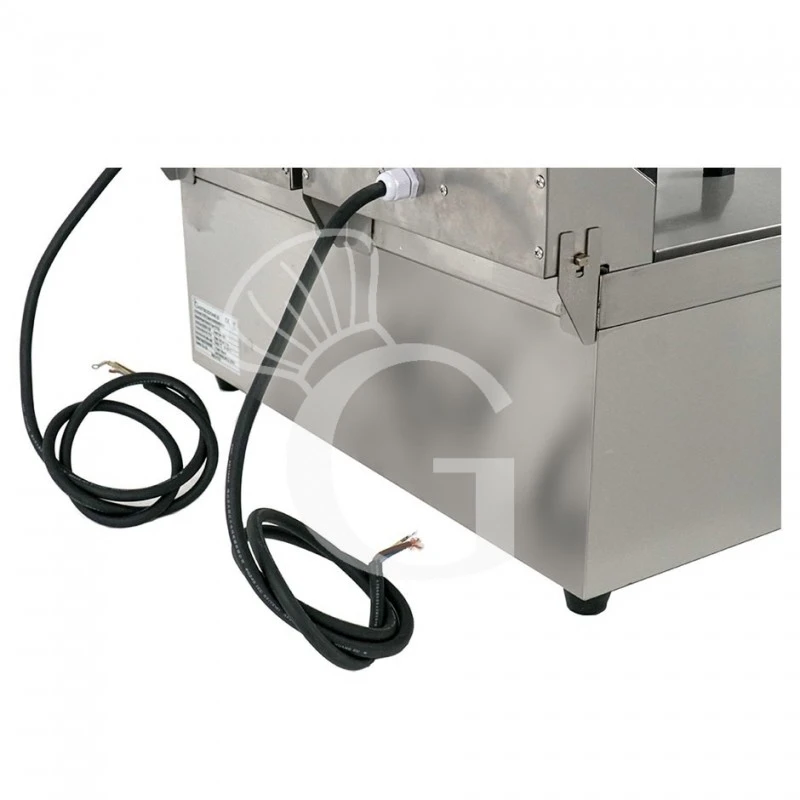 Friggitrice Elettrica Da Banco Con Rubinetto 2 Vasche Capacità 13+13 LT Potenza 4+4 KW Monofase 9 Friggitrice Elettrica Da Banco Con Rubinetto 2 Vasche Capacità 13+13 LT Potenza 4+4 KW Monofase - immagine 7