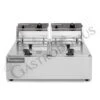 Friggitrice Elettrica Da Banco 2 Vasche Capacità 6+6 LT Potenza 2,5+2,5 KW Monofase