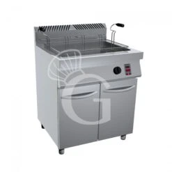 Friggitrice Elettronica A Gas Per Pasticceria Su Mobile 1 Vasca 45 LT L 800 Mm X P 730 Mm X H 900 Mm