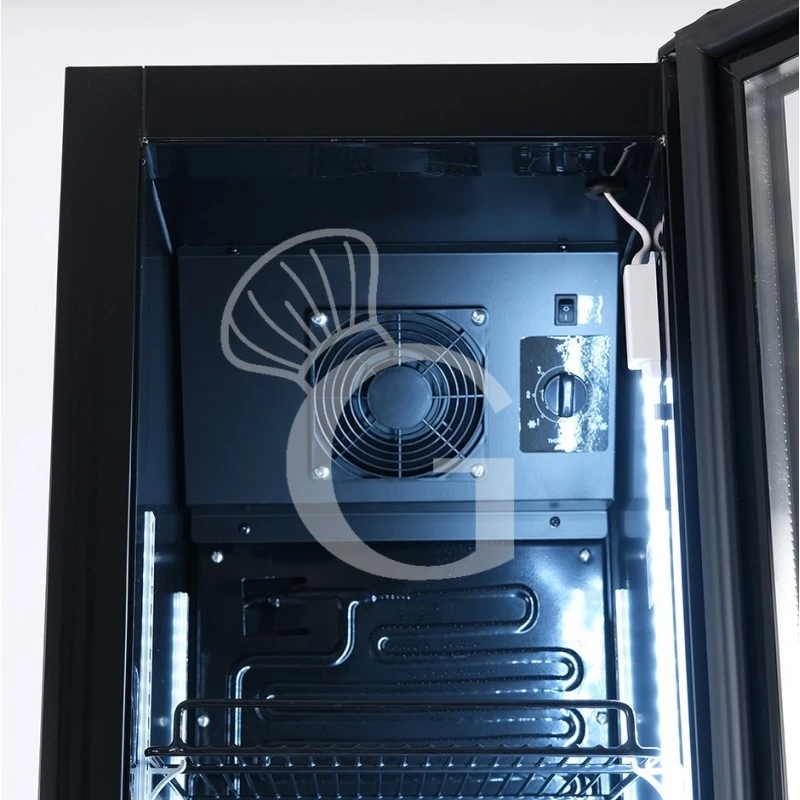 Frigo Bibite Ventilato 1 Porta 150 LT 0°C/+10°C Colore Nero 8 Frigo Bibite Ventilato 1 Porta 150 LT 0°C/+10°C Colore Nero - immagine 6