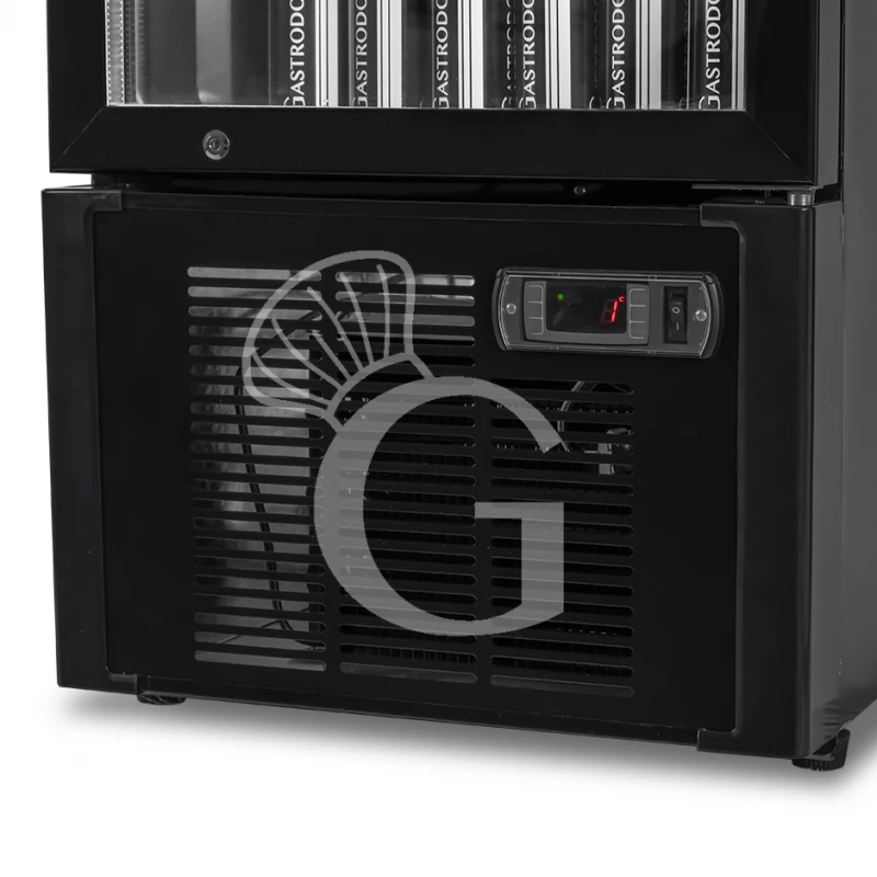 Frigo Bibite Ventilato 1 Porta Battente 258 LT 2°C/+8°C Colore Nero 7 Frigo Bibite Ventilato 1 Porta Battente 258 LT 2°C/+8°C Colore Nero - immagine 5