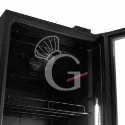 Frigo Bibite Ventilato 1 Porta Battente 357 LT 2°C/+8°C Colore Nero -Vendite GATRODOMUS frigo bibite ventilato 1 porta battente 357 lt 2c8c colore nero 4