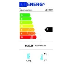 Frigo Bibite Ventilato 1 Porta Battente 479 LT 2°C/+8°C Colore Bianco 14 Frigo Bibite Ventilato 1 Porta Battente 479 LT 2°C/+8°C Colore Bianco -Vendite GATRODOMUS frigo bibite ventilato 1 porta battente 479 lt 2c8c colore bianco 1