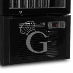 Frigo Bibite Ventilato 1 Porta Battente Con Canopy 181 LT 2°C/+8°C Colore Nero -Vendite GATRODOMUS frigo bibite ventilato 1 porta battente con canopy 181 lt 2c8c colore nero 6