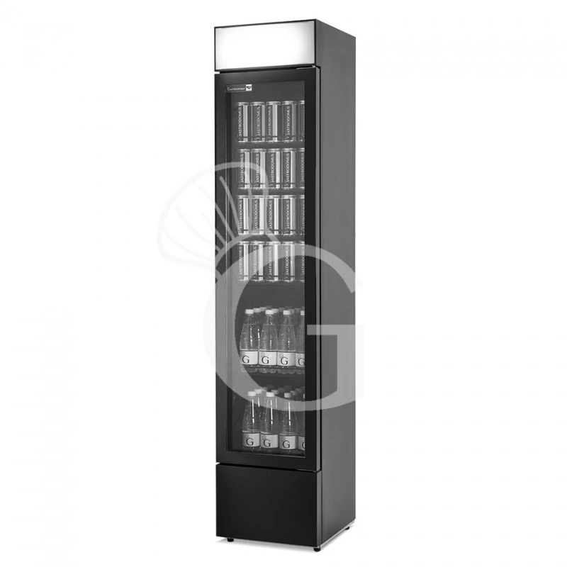 Frigo Bibite Ventilato 1 Porta Con Canopy 150 LT 0°C/+10°C Colore Nero 5 Frigo Bibite Ventilato 1 Porta Con Canopy 150 LT 0°C/+10°C Colore Nero - immagine 3
