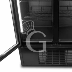 Frigo Bibite Ventilato 2 Porte Battenti 1021 LT 2°C/+8°C Colore Nero -Vendite GATRODOMUS frigo bibite ventilato 2 porte battenti 1021 lt 2c8c colore nero 4