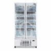 Frigo Bibite Ventilato 2 Porte Battenti 751 LT 2°C/+8°C Colore Bianco 2 Frigo Bibite Ventilato 2 Porte Battenti 751 LT 2°C/+8°C Colore Bianco -Vendite GATRODOMUS frigo bibite ventilato 2 porte battenti 751 lt 2c8c colore bianco