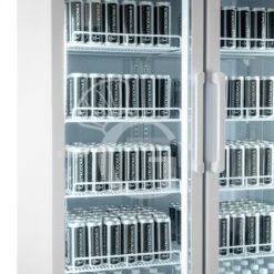 Frigo Bibite Ventilato 2 Porte Battenti Con Canopy 1001 LT 2°C/+8°C Colore Bianco -Vendite GATRODOMUS frigo bibite ventilato 2 porte battenti con canopy 1001 lt 2c8c colore bianco 5