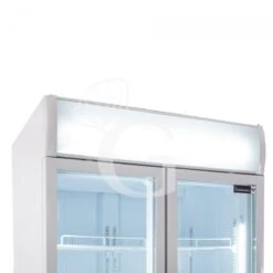 Frigo Bibite Ventilato 2 Porte Battenti Con Canopy 1001 LT 2°C/+8°C Colore Bianco -Vendite GATRODOMUS frigo bibite ventilato 2 porte battenti con canopy 1001 lt 2c8c colore bianco 7