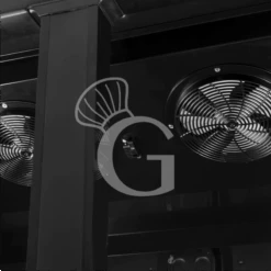 Frigo Bibite Ventilato 2 Porte Battenti Con Canopy 1001 LT 2°C/+8°C Colore Nero -Vendite GATRODOMUS frigo bibite ventilato 2 porte battenti con canopy 1001 lt 2c8c colore nero 4