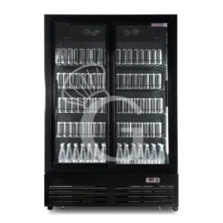 Frigo Bibite Ventilato 2 Porte Scorrevoli 1021 LT 2°C/+8°C Colore Nero
