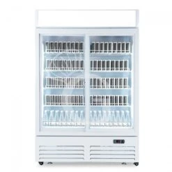 Frigo Bibite Ventilato 2 Porte Scorrevoli Con Canopy 1001 LT 2°C/+8°C Colore Bianco