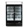 Frigo Bibite Ventilato 2 Porte Scorrevoli Con Canopy 1001 LT 2°C/+8°C Colore Nero -Vendite GATRODOMUS frigo bibite ventilato 2 porte scorrevoli con canopy 1001 lt 2c8c colore nero
