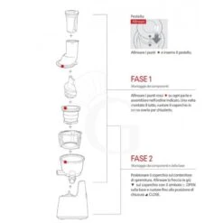 Frullatore Per Smoothies Ad Uso Professionale 0,4 Kw, 37 Rpm, L 250 Mm X P 160 Mm X H 450 Mm -Vendite GATRODOMUS frullatore per smoothies ad uso professionale 04 kw 37 rpm l 250 mm x p 160 mm x h 450 mm 2