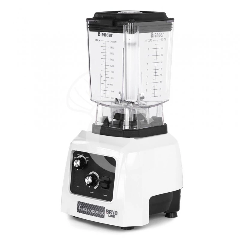 Frullatore Struttura In ABS 1 Bicchiere In Policarbonato 2 LT, 22.000 Rpm, 1,3 KW L 220 X P 230 X H 440 Mm 4 Frullatore Struttura In ABS 1 Bicchiere In Policarbonato 2 LT, 22.000 Rpm, 1,3 KW L 220 X P 230 X H 440 Mm - immagine 2