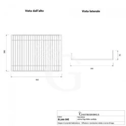 Griglia Dimensioni L 460 Mm X P 340 Mm - Colore Bianco -Vendite GATRODOMUS griglia dimensioni l 415 mm x p 335 mm colore bianco 5