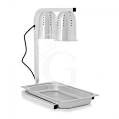 Lampada Doppia Scalda Fritti - Dimensioni L 550 X P 360 X H 660 Mm -Vendite GATRODOMUS lampada riscaldante color rame diametro 290 mm luce bianca 2